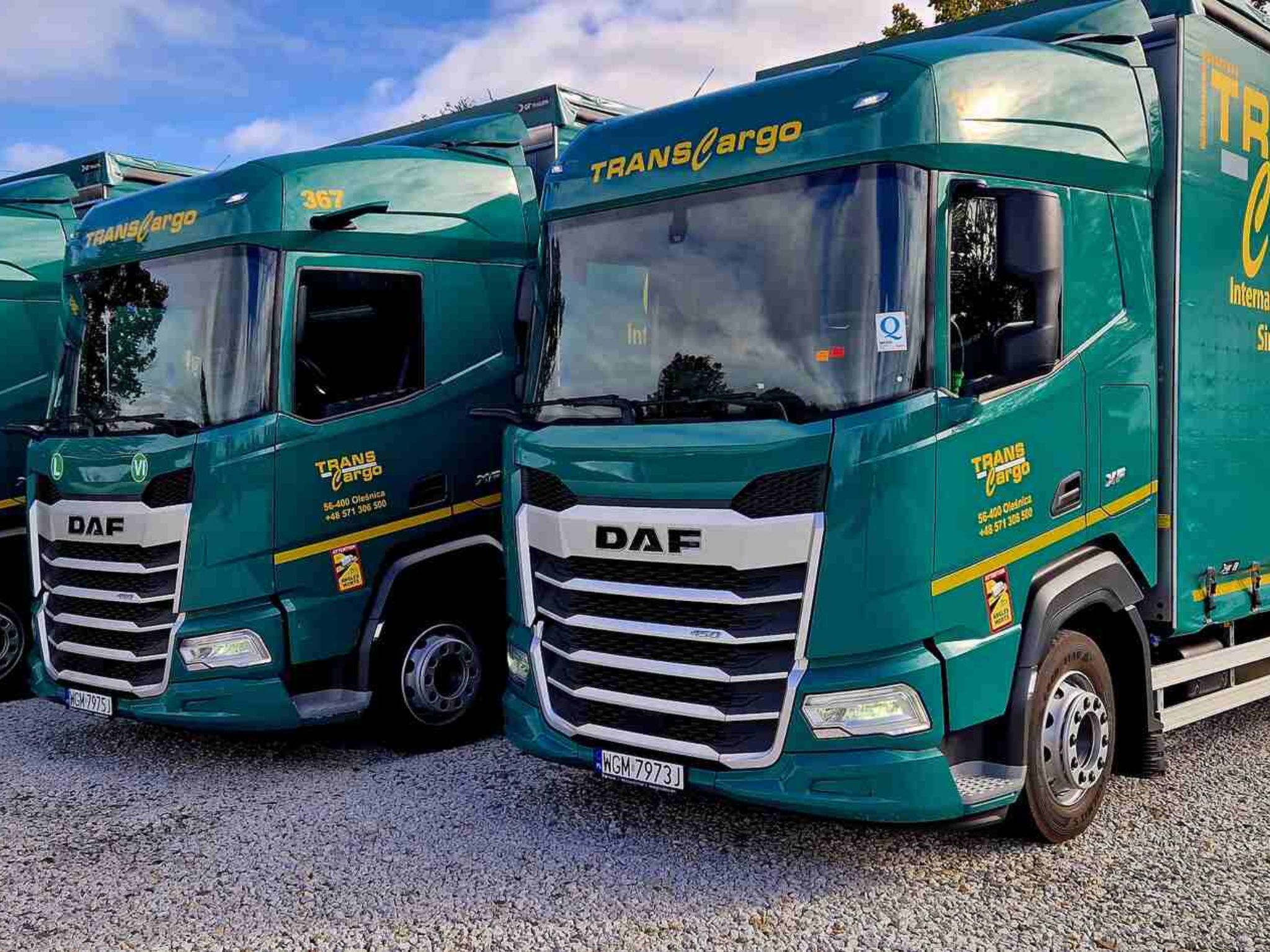 Do floty Trans-Cargo Group dołączyło 20 podwozi DAF XF 480.